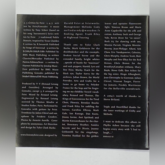 Feist LET IT DIE music CD - Picture 2 of 7